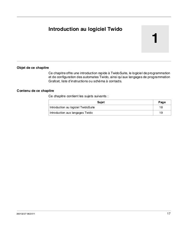 TÉLÉCHARGER LOGICIEL DE PROGRAMMATION TWIDO PROGRAMMATION TWIDO TÉLÉCHARGER LOGICIEL DE